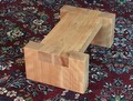 Birch Stool On Carpet